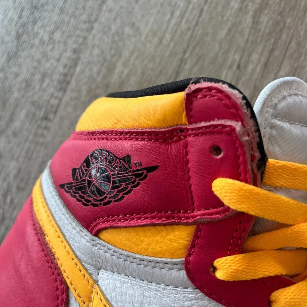 Mens Air Jordan 1 Retro High OG Light Fusion Red 555088-603 - 10